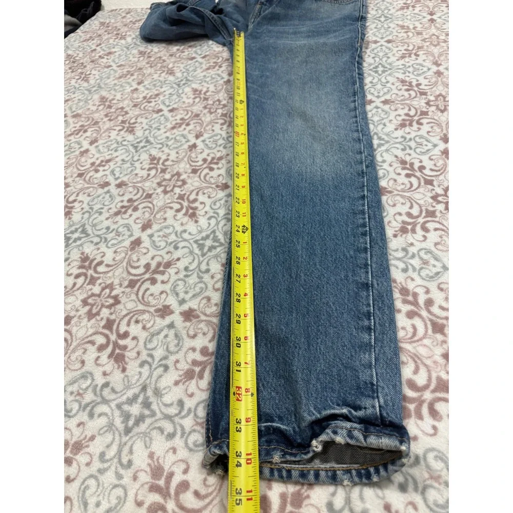 True Religion Rocco Relaxed Skinny Jeans Mens 31 Medium Wash Blue Denim 100 Cott